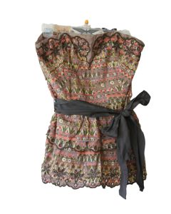 Eyeleted Corset Top