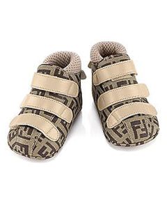 Beige 'Memory' Baby Booties