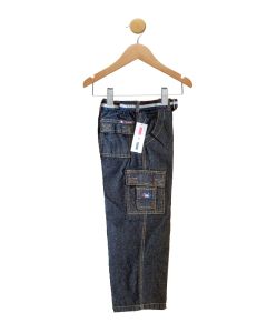 Boys Eight Pockets Cotton Jeans