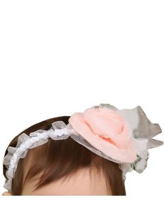 Baby Girl Pink Lace Flower Headband