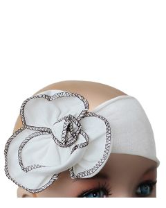 Baby Girls White Flower Headband