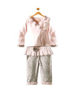 Leopard Tutu-Pants Set