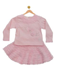 Pink Shirt & Skirt Fairy Set