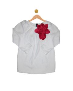 Girls Hibiscus Tee Top