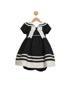 Baby Girls Navy Pageant Dress