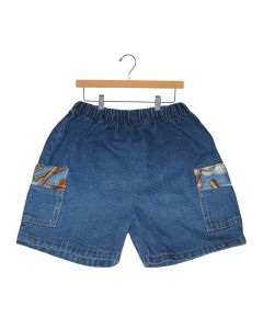 Boys Boutique Denim Baseball Shorts