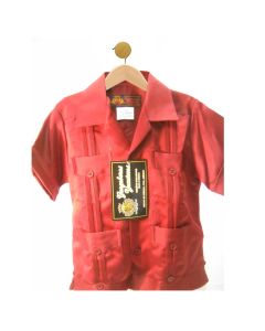 Boys Traditional Mexican Guayabera Shirt