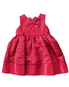 Red Dress & Diaper Cover Set