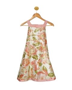 Club Peach Flower Special Party Dress