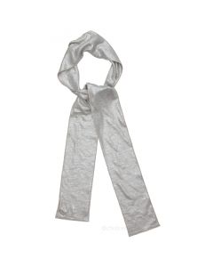 Girls Silver Linen Scarf