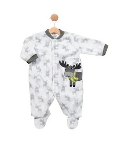 Fleece Moose Pajamas