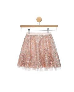 Light Pink Sequin SparkleTulle Skirt