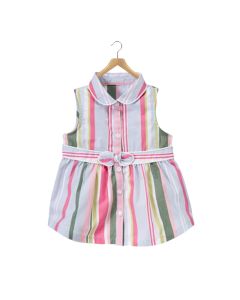 Daisy Delightful Girls Stripe Button Up Shirt Tank Top