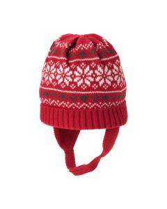 Baby Boy Red Snow Hat