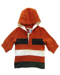 Boy's Stripe Hooded Shirt