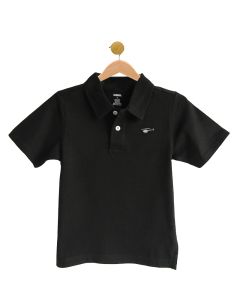 Boy's Black Spy Polo Shirt