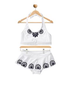 Cape Cod Two-Piece White Swimsuit