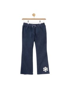 Girl's Blue Fleece Pants