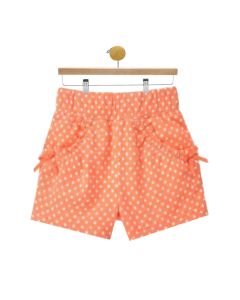 Mermaid Magic Coral Polka Dot Shorts