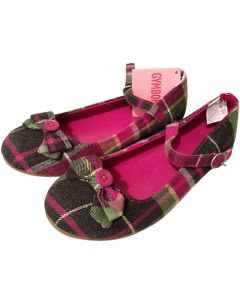 Multicolor Mary Jane Plaid Shoes