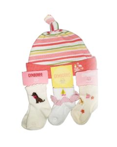 Newborn Beanie Ruffle Socks