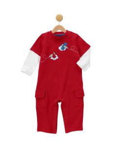 Mini Aviator Romper Set