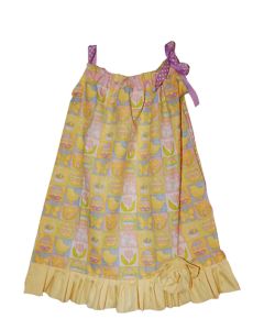 Easter Bunnies and Chicks Pillowcase Dress