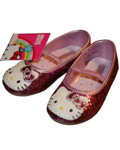 Pink Sequined Ballet Flats