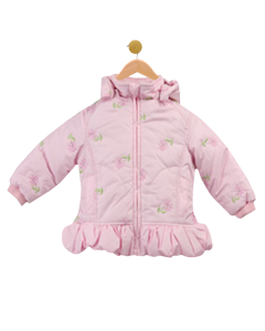 Infant Girl's Daisy Embroidered Jacket