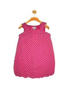 Pink Polka Dot Tank Tunic Dress Shirt