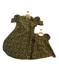 Brown Cheetah Dress