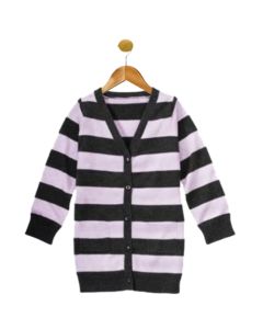 Striped Cardigan Sweater