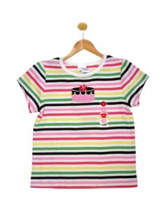 Tea For Two Stripe Cake Shirt