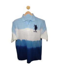 Shaded Blue Polo Shirt