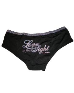 Black Cheeky Hiphugger Panty