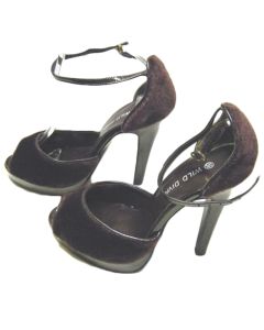 Peep Toe Ankle Strap SHOE